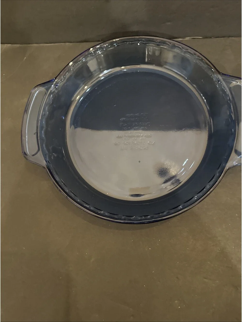 Pair Of Anchor Hocking Ovenware Cobalt Blue Glass Pie Plate 1 Qt. Baking Dishes